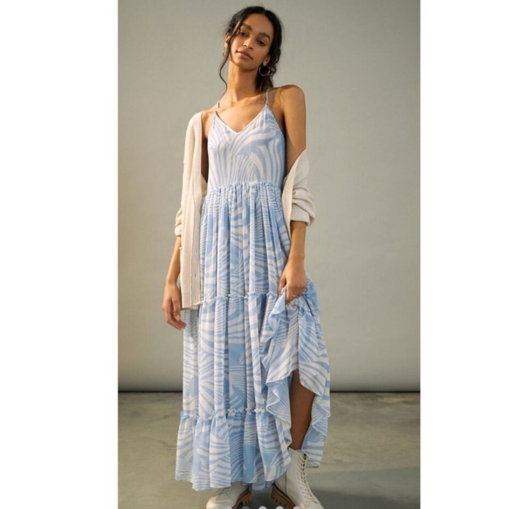 New Anthropologie Misa Los Angeles Breezy Boho Maxi Dress Size Small